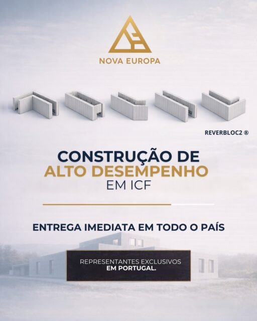 𝐂𝐎𝐍𝐒𝐓𝐑𝐔𝐂̧𝐀̃𝐎 𝐃𝐄 𝐀𝐋𝐓𝐎 𝐃𝐄𝐒𝐄𝐌𝐏𝐄𝐍𝐇𝐎 𝐄𝐌 𝐈𝐂𝐅
📍 NOVA EUROPA
Na 𝐍𝐨𝐯𝐚 𝐄𝐮𝐫𝐨𝐩𝐚, somos os representantes exclusivos do sistema REVERBLOC 2® em Portugal e temos o que há de melhor para quem procura construir com eficiência energética, qualidade e rapidez.
📦 𝐄𝐍𝐓𝐑𝐄𝐆𝐀 𝐈𝐌𝐄𝐃𝐈𝐀𝐓𝐀 𝐏𝐀𝐑𝐀 𝐓𝐎𝐃𝐎 𝐎 𝐏𝐀𝐈́𝐒
Disponibilizamos uma vasta gama de blocos ICF para responder a qualquer projeto:
🔹 𝐄𝐬𝐩𝐞𝐬𝐬𝐮𝐫𝐚𝐬 𝐝𝐢𝐬𝐩𝐨𝐧𝐢́𝐯𝐞𝐢𝐬:
6/16/6 | 6/16/12 | 6/16/18 | 6/16/24 | 6/16/30 cm
🔹 𝐃𝐢𝐟𝐞𝐫𝐞𝐧𝐜𝐢𝐚𝐥 𝐞𝐱𝐜𝐥𝐮𝐬𝐢𝐯𝐨:
Blocos de canto — uma vantagem que nos diferencia de outras marcas, garantindo maior facilidade e precisão na execução da obra.
✅ 𝐏𝐨𝐫𝐪𝐮𝐞̂ 𝐞𝐬𝐜𝐨𝐥𝐡𝐞𝐫 𝐑𝐄𝐕𝐄𝐑𝐁𝐋𝐎𝐂 𝟐®?
✔️ Paredes estruturais com isolamento térmico integrado
✔️ Eliminação total de pontes térmicas
✔️ Construção rápida, limpa e eficiente
✔️ Perfeito para projetos Passivhaus e construção sustentável
🔨 𝐏𝐚𝐫𝐚 𝐜𝐨𝐧𝐬𝐭𝐫𝐮𝐭𝐨𝐫𝐞𝐬:
Venda de blocos, formação e acompanhamento técnico.
Qualidade garantida, entrega rápida e suporte em todas as fases.
👉 𝐂𝐨𝐧𝐬𝐭𝐫𝐮𝐚 𝐜𝐨𝐦 𝐪𝐮𝐞𝐦 𝐞́ 𝐫𝐞𝐟𝐞𝐫𝐞̂𝐧𝐜𝐢𝐚 𝐞𝐦 𝐈𝐂𝐅 𝐞𝐦 𝐏𝐨𝐫𝐭𝐮𝐠𝐚𝐥.
NOVA EUROPA — Representantes exclusivos REVERBLOC 2®.
#NovaEuropa #Reverbloc2 #ICF #ConstruçãoICF #BlocosICF #EntregaImediata #ConstruçãoDeAltoDesempenho #EficiênciaEnergetica #ConstruçãoSustentavel #ICFPortugal #RepresentantesExclusivos #ConstruçãoRápida #Passivhaus