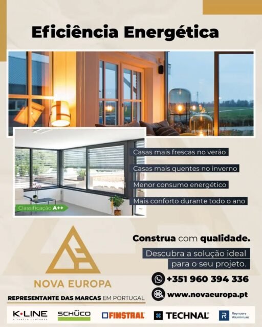 Sabia que uma boa caixilharia pode reduzir significativamente as perdas térmicas da habitação?
Oferecendo um elevado desempenho energético, ajudando a manter temperaturas confortáveis durante todo o ano e reduzindo os custos com aquecimento e ar condicionado.
Uma escolha inteligente para quem constrói com qualidade.
#Construtores #Remodelação #Arquitetura #EficiênciaEnergética #ConstruçãoSustentável